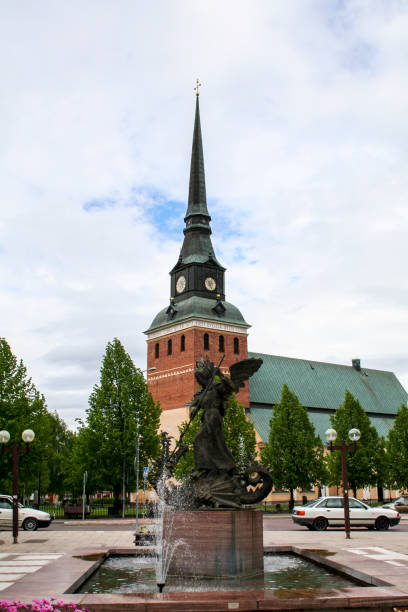 istock Church in a town in Sweden 1081805994