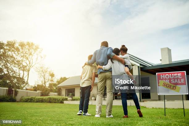 Im Moving My Family Into Our Dream Home Stock Photo - Download Image Now - Moving House, Home Ownership, Family