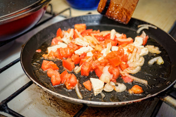 istock Woman, preparing, breakfast, home kitchen, copy space 1081825182