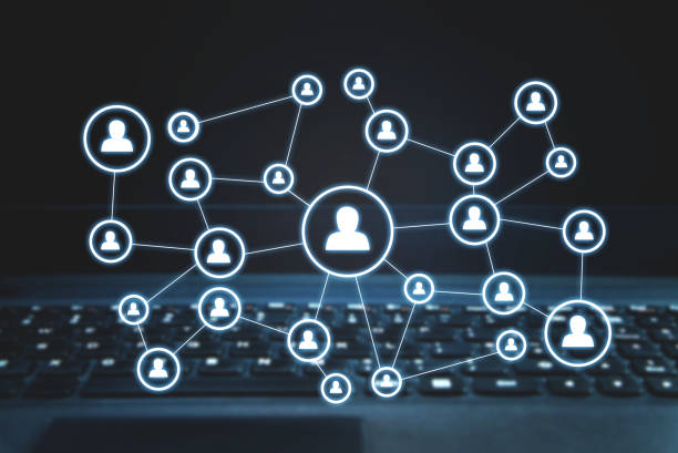 istock Business connection and social network. 1081825212