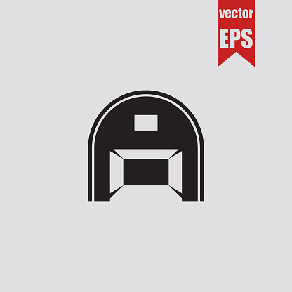 Hangar icon.Vector illustration.