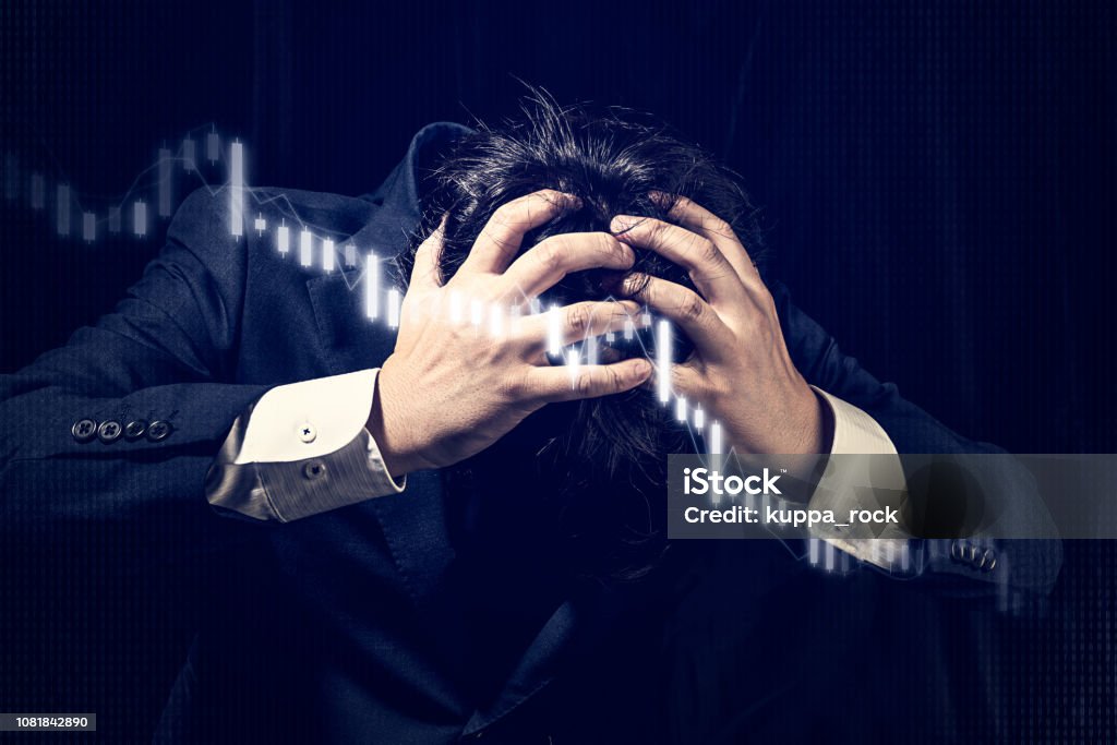 Business concept, Stock trading Business concept, Stock tradingBusiness concept, Stock trading Stock Market Crash Stock Photo