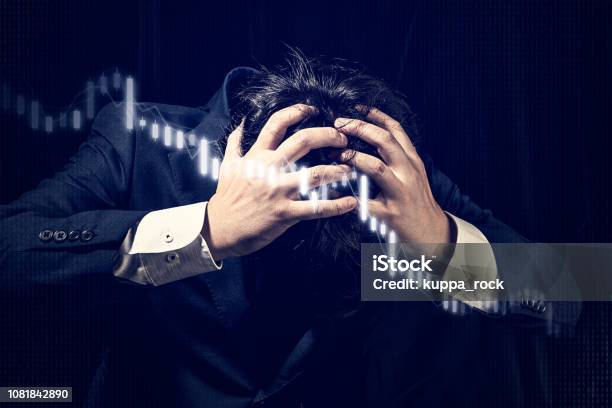 Business Concept Stock Trading Stock Photo - Download Image Now - Stock Market Crash, Stock Market and Exchange, Currency