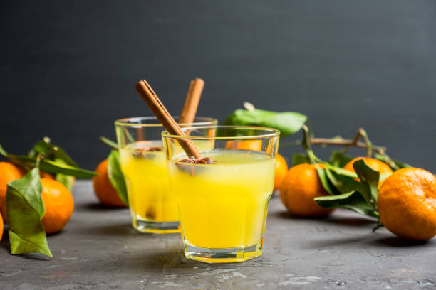 istock Old fashioned citrus beverage with spices 1081843000