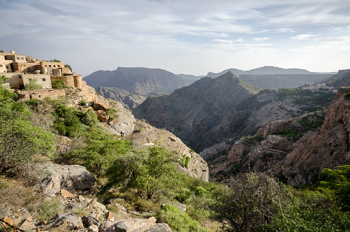 Jebel Akhdar Diana Viewpoint on lost villages - Oman