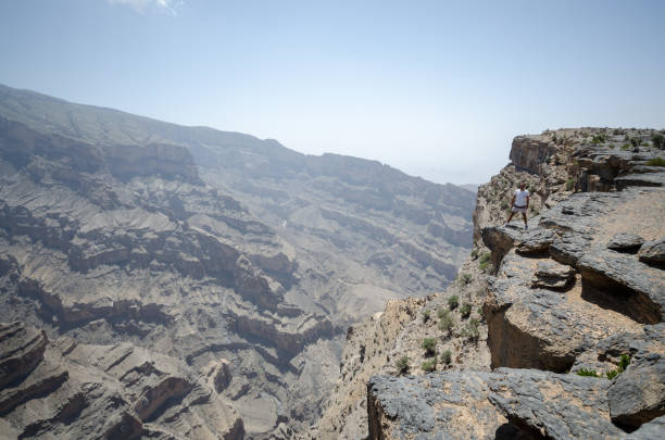 istock jebel shams arabian canyon view - Oman 1081846952