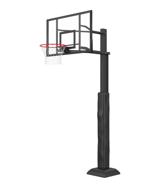 istock Basketball Hoop Isolated 1081852424