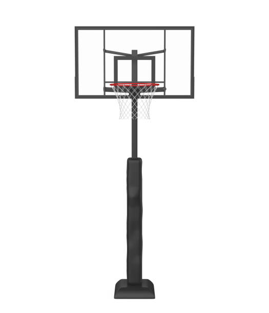 istock Basketball Hoop Isolated 1081852448