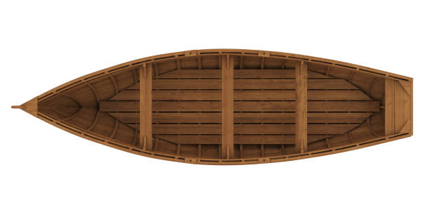 istock Wooden Boat Isolated 1081853586