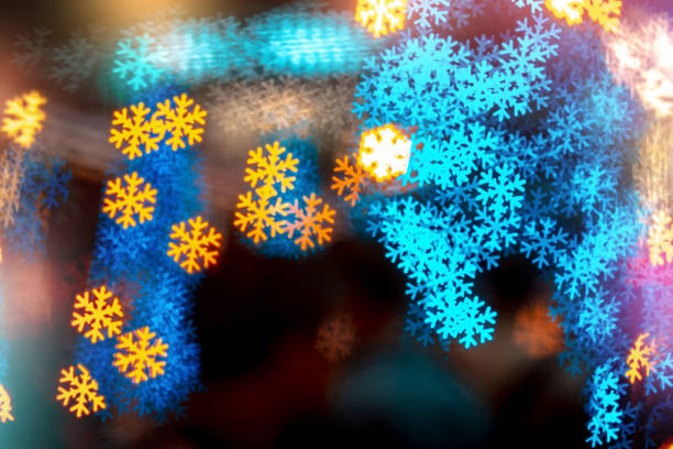 istock Christmas Light show and Blur people 1081853872