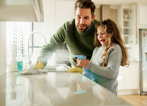 istock Dad has a little helper for the day 1081854324