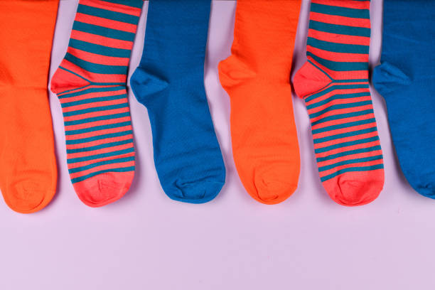 istock Colorful collection of cotton socks. 1081856926