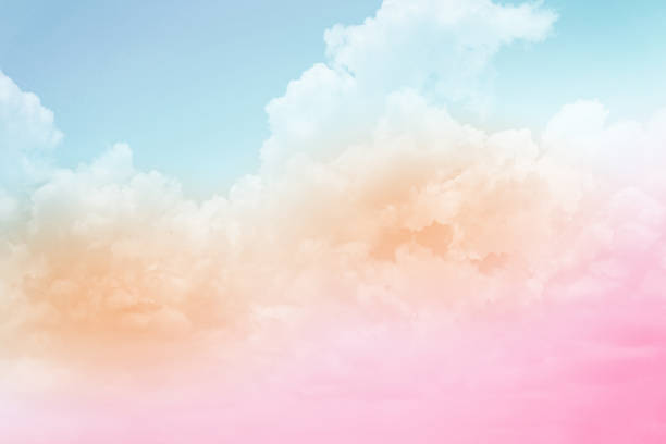 istock artistic cloudy sky with pastel gradient color , nature abstract background 1081860672