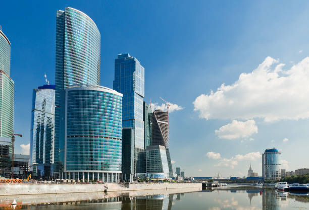 istock view on new Moscow City buildings 1081868998