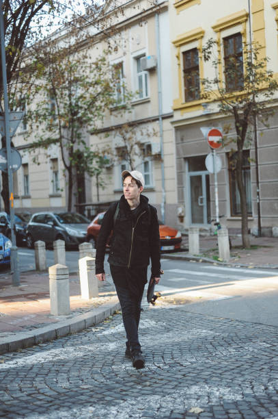 istock Young skater man on the street 1081871472