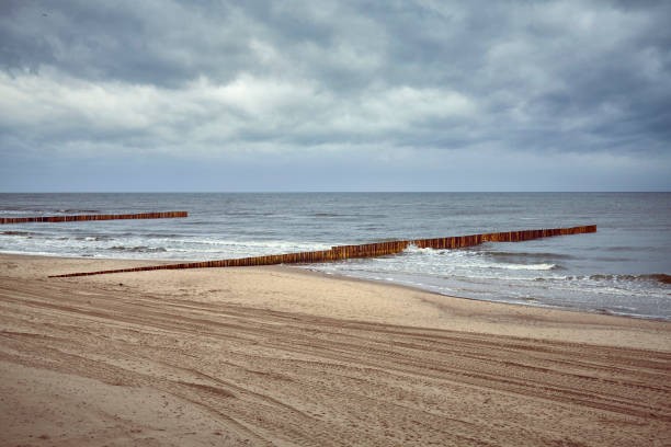istock Seascape with moody sky. 1081876278