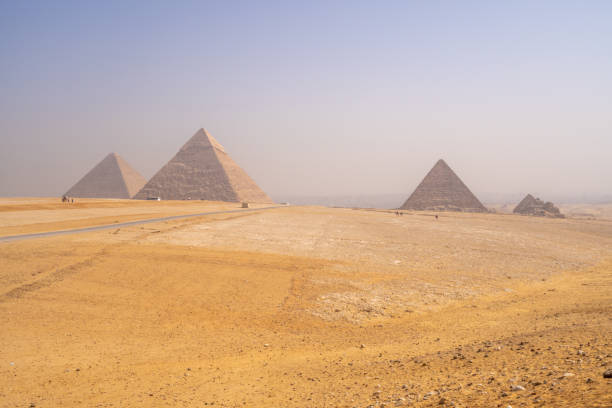 istock Pyramids of Giza near Cairo Egypt 1081877882