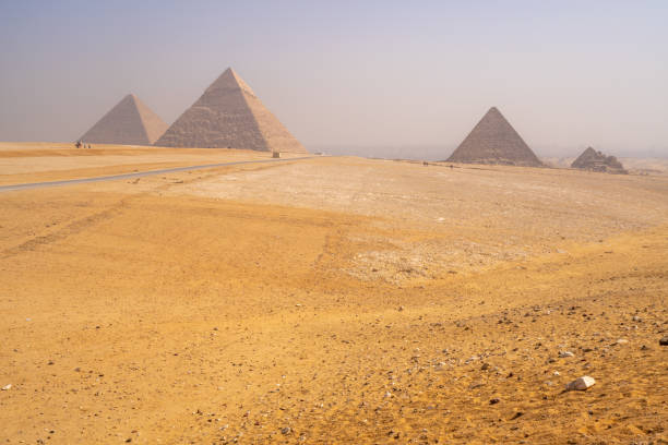 istock Pyramids of Giza near Cairo Egypt 1081877892