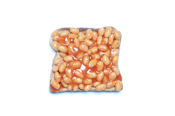 istock Baked Beans on Toast with and without Egg 1081881024