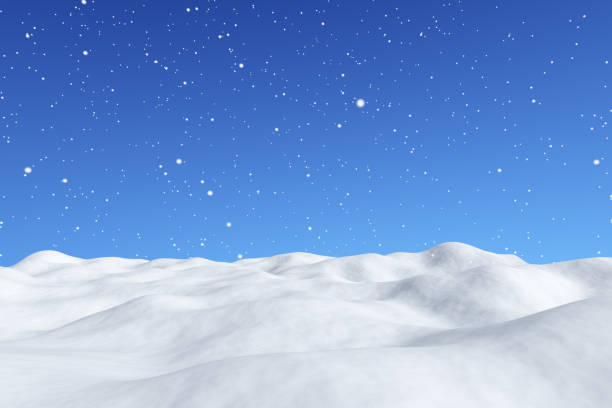 istock White snowy field snowfall winter background 1081883610