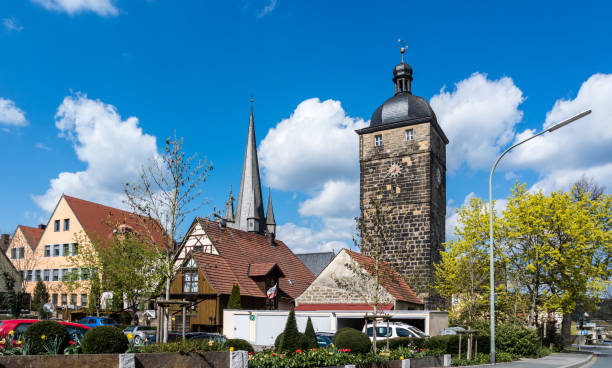 Skyline of Lichtenfels Skyline of Lichtenfels lichtenfels stock pictures, royalty-free photos & images