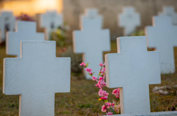 istock tombstones at the cemetery 1081900546