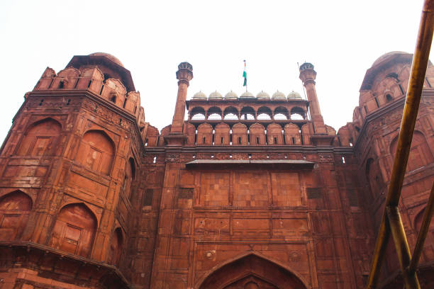 istock Red fort entrance. 1081903300