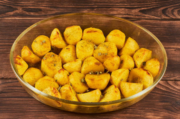 istock Baked Potatoes with Spiced 1081906058