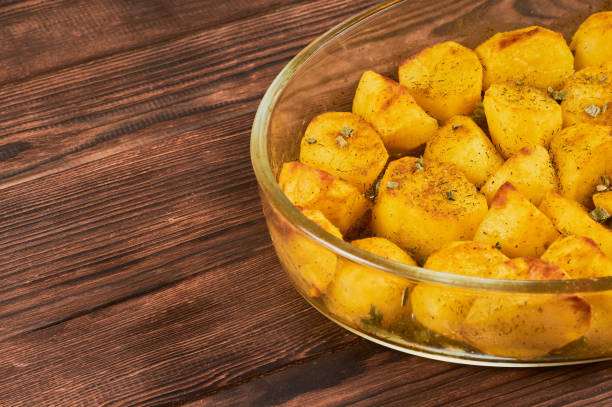 Baked Potatoes with Spiced