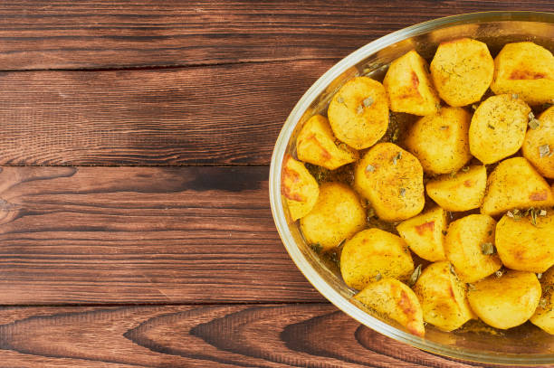 istock Baked Potatoes with Spiced 1081906190