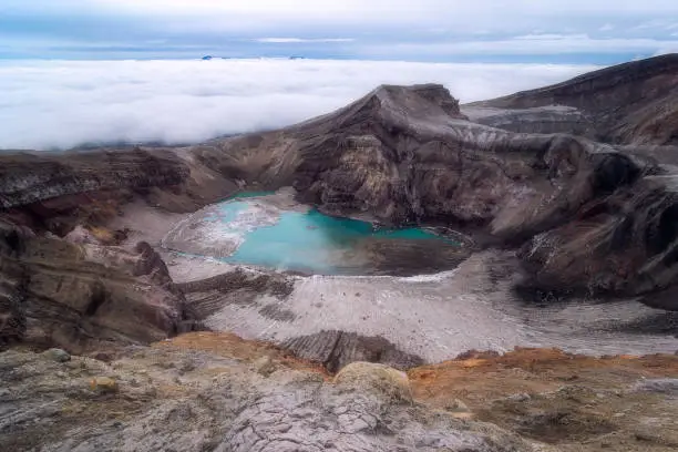 Photo of Lake in the crater of a volcano
