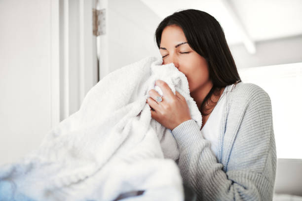 istock The scent of clean laundry could make anyone feel content 1081913600