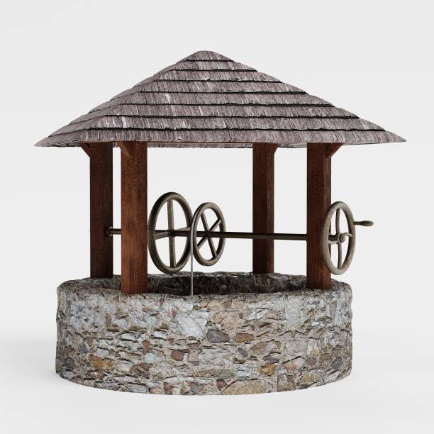 istock Realistic 3D Render of Medieval Well 1081920560