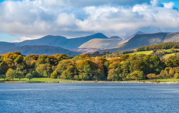 Breathtaking fall view of the Kenmare Bay from Sheen Falls, Kenmare, County Kerry, Ireland Breathtaking fall view of the Kenmare Bay from Sheen Falls, Kenmare, County Kerry, Ireland tidal inlet stock pictures, royalty-free photos & images