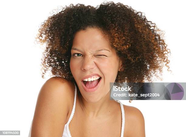 Happiness Stock Photo - Download Image Now - Winking, Human Face, Humor