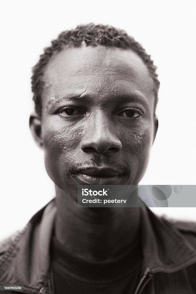 Retrato de jovem homem africano - Royalty-free Adulto Foto de stock