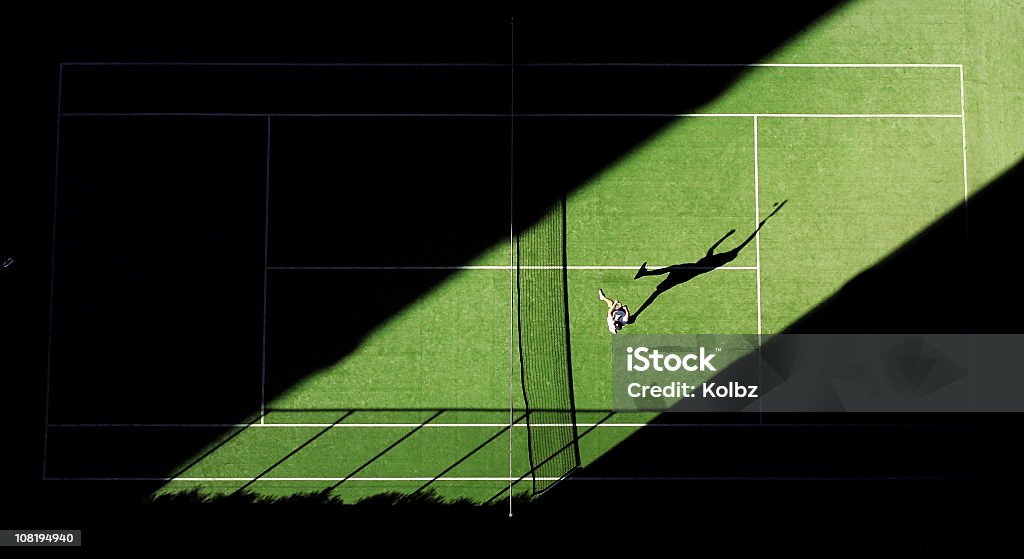 В теннис из выше - Стоковые фото Теннис роялти-фри