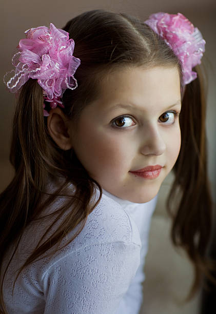 istock Little girl with beautiful eyes 108194986