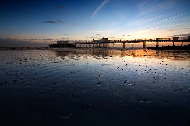 Cromer Pier, Norfolk UK, at sunset