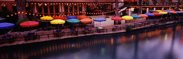 istock River Walk in Texas with Patio Tables 108195312