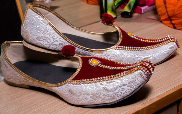 istock Indian groom's shoes called 