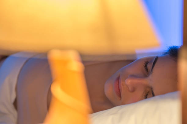 istock The attractive woman sleeping in the bed 1081953704