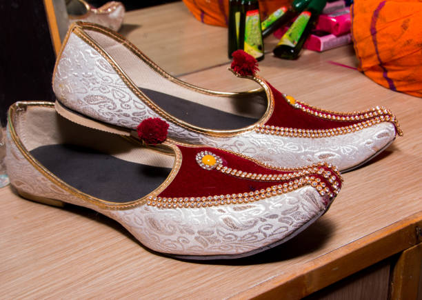 istock Indian groom's shoes called 