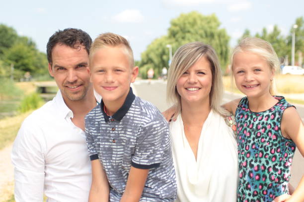 istock Happy family outside 1081954662