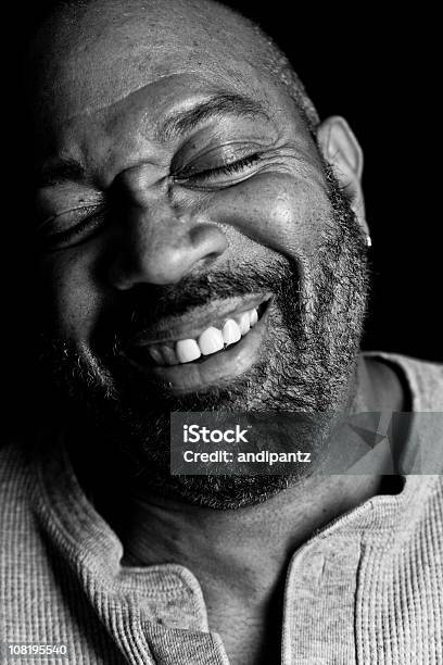 Portrait Stock Photo - Download Image Now - Human Face, Black And White, Close-up