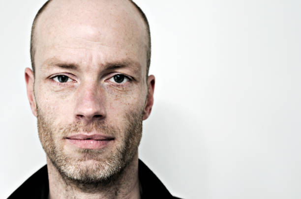 istock Portrait of Man with Shaved Head 108195644