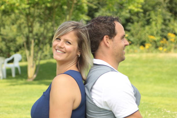 istock Happy love couple outside 1081957152