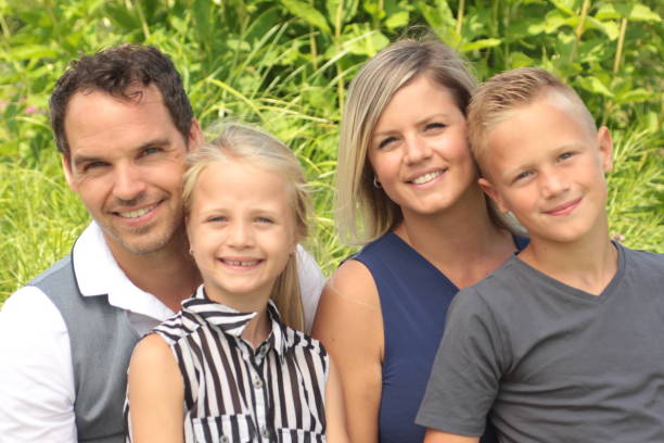 istock Happy family outside 1081957300