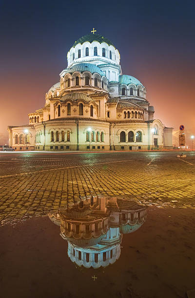 cathédrale alexandre-nevski - sofia photos et images de collection