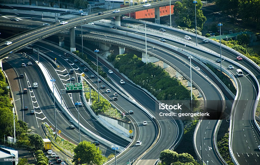Échangeurs des autoroutes - Photo de Nouvelle-Zélande libre de droits